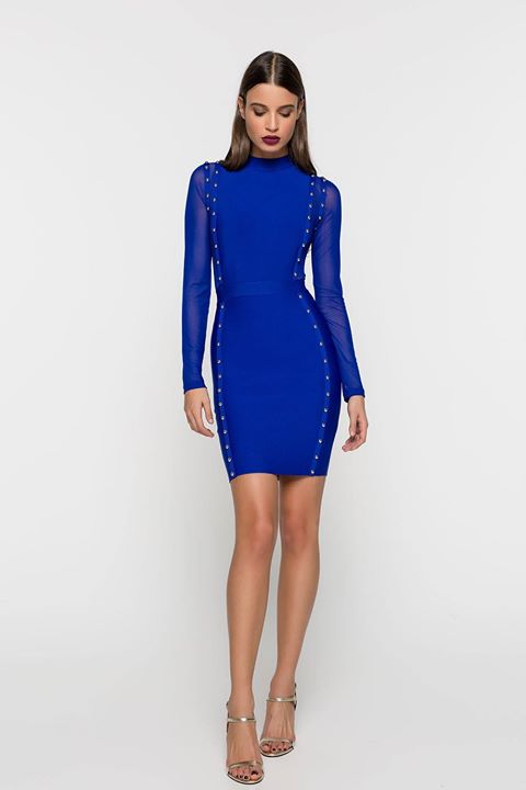 Blue Royal mini φόρεμα!