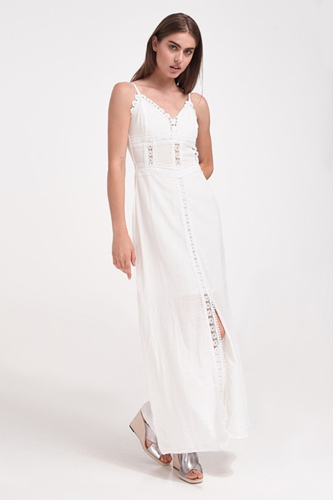 Λευκό casual φόρεμα!
